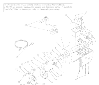 Engineandbelt Diagram and Parts List for 31AE640F000 2002 Yard Machines Snow Blower